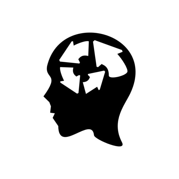 Thinking logo design